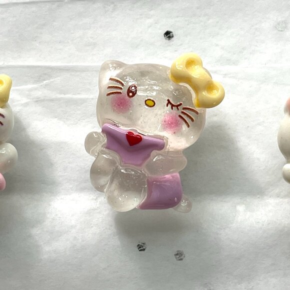 Set of 6 Hello Kitty Style Croc Shoe Charms-Hello Kitty Jibbitz-New! - Picture 3 of 7